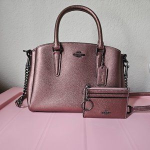 Coach purse with card case